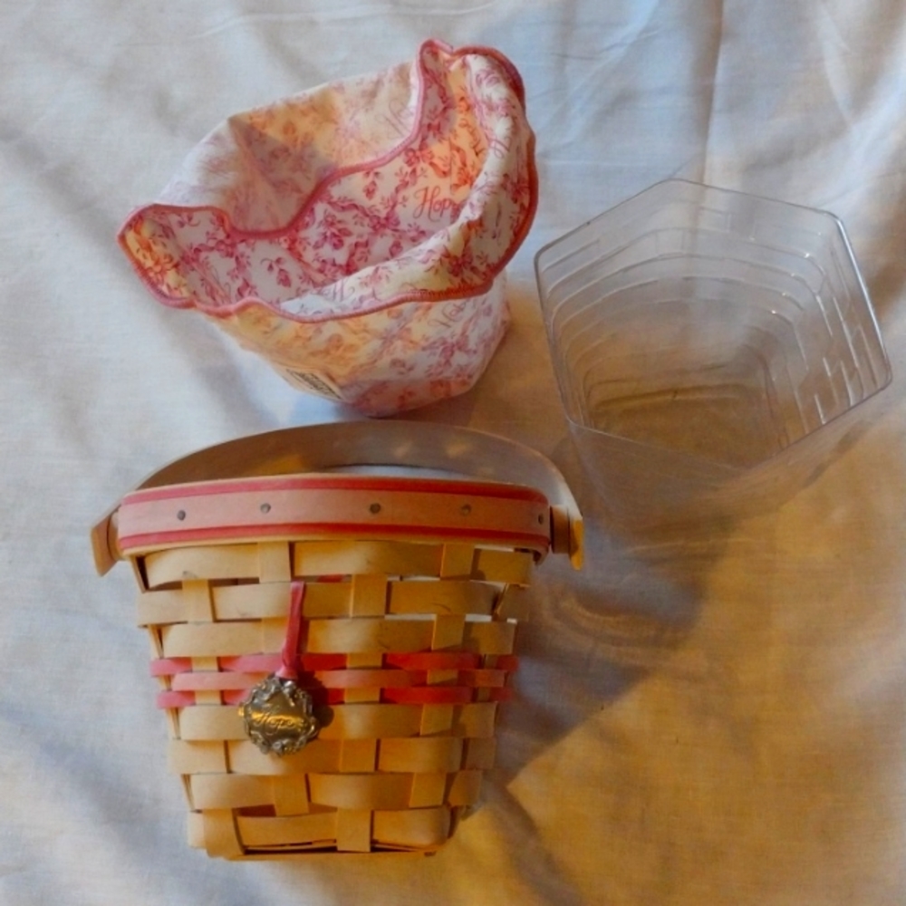 Hope Longenberger baske American Cancer Society 2001 Collector's edition…